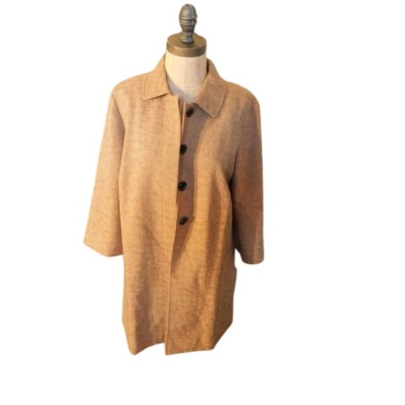 Chico's Size M Medium (1) Textured Jacquard Jacket NWT $149 - Picture 1 of 5